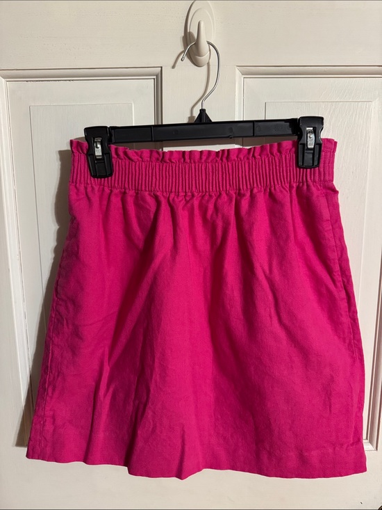J. Crew Dresses & Skirts - J. Crew Bright Pink Elastic-Waist A-Line Skirt